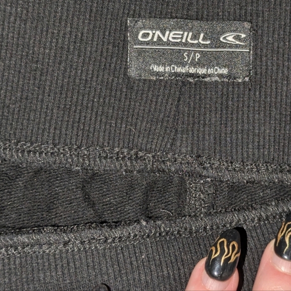 Women's Black O'Neil Drawstring Joggers Size Small - Picture 3 of 4